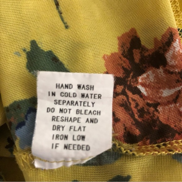 Ember Women’s Floral long sleeve Pullover front tie Top Sz Med # ST5126 - Picture 6 of 8